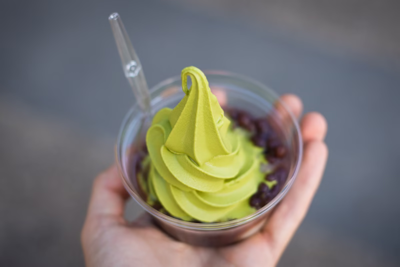 Zmrzlina z čaje matcha, japonská klasika