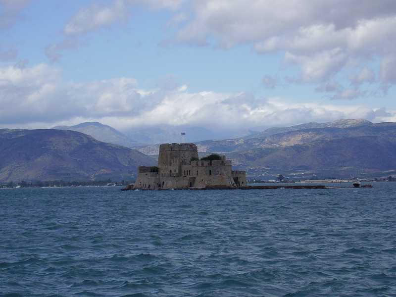 Pevnost Burtzi v Nafpliu