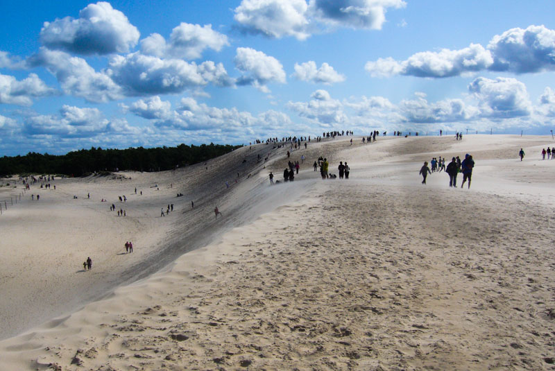 Slowinsky park narodowy, písečné duny