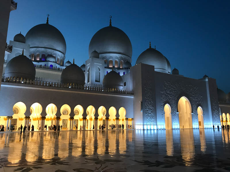 Velká mešita je nejkrásnější při západu slunce