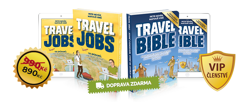 Travel Bible + Travel Jobs + VIP členství za zvýhodněnou cenu