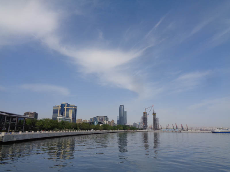 Pobřeží Kaspického moře a moderní Baku