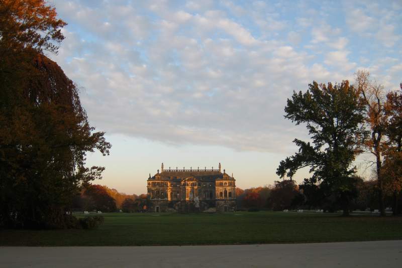 Palác v parku Grosser Garten