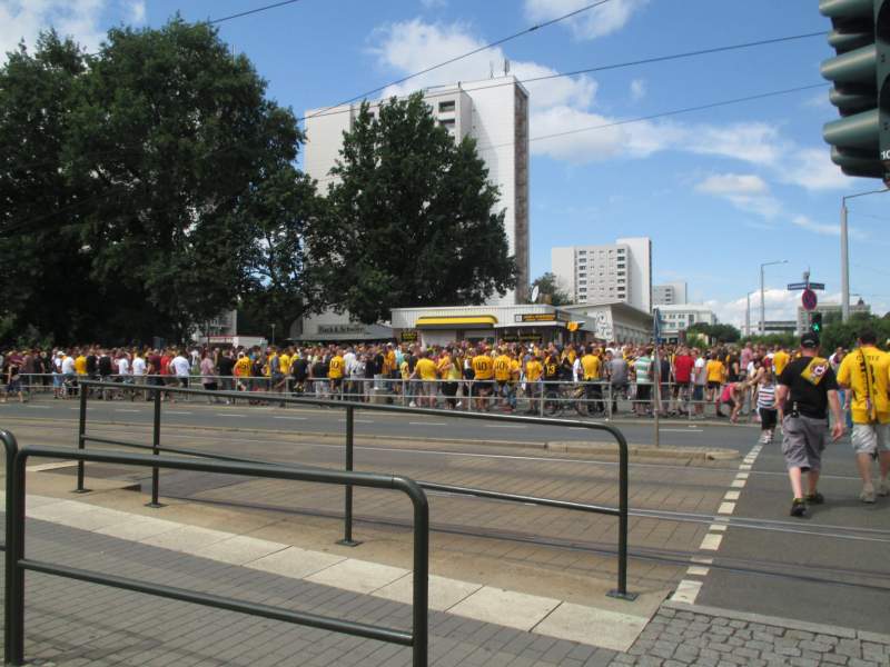fanoušci Dynamo Dresden