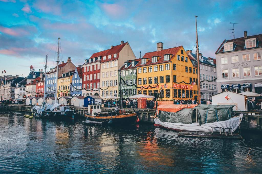 Starý přístav Nyhavn v Kodani
