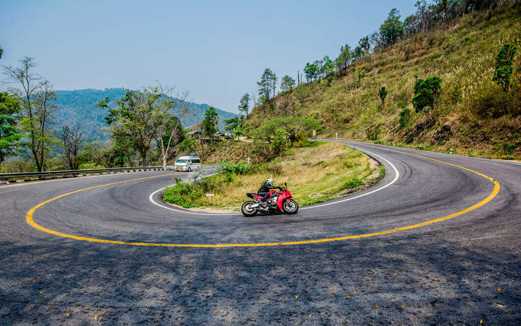 Cesta do Pai, výlet na motorce z Chiang Mai