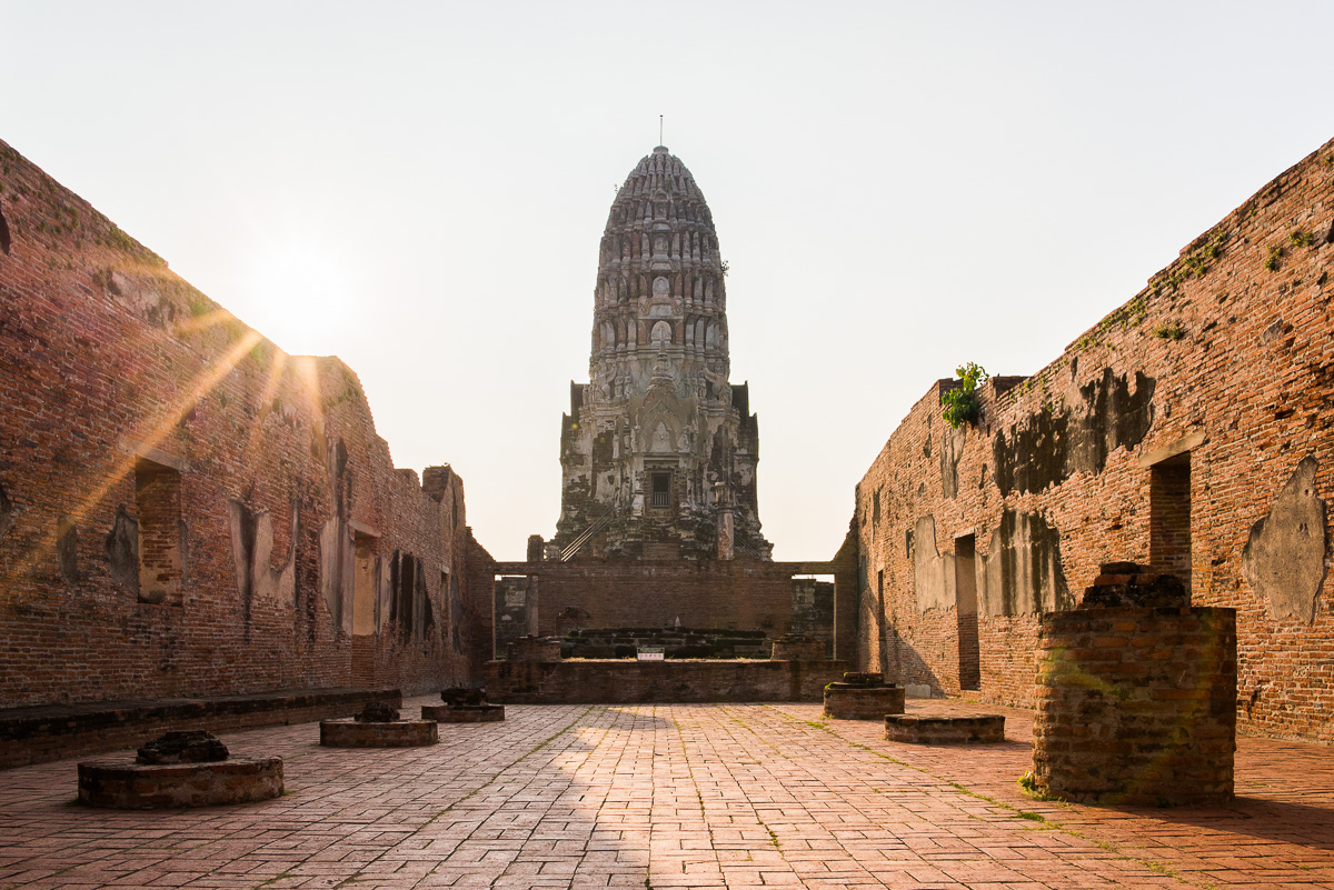 Chrám v Ayutthaya, Thajsko