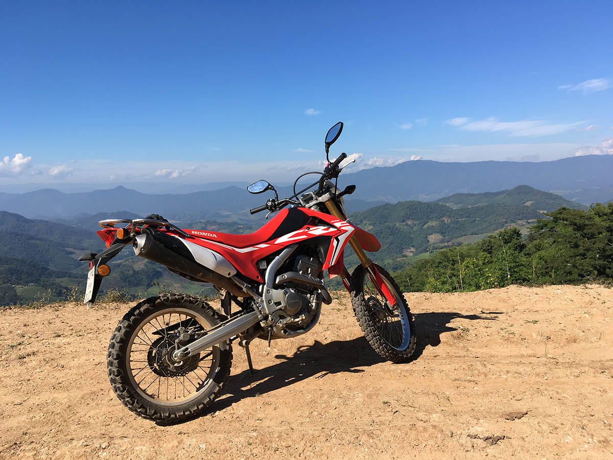 Offroad výlet na motorce severní Thajsko Chiang Mai