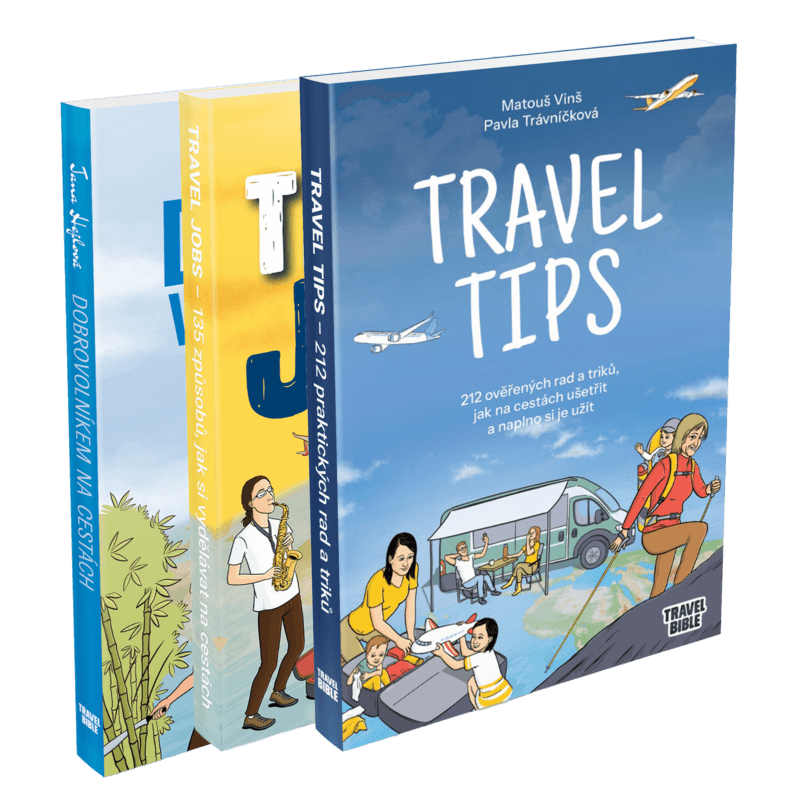 Balíček knih Dobrovolníkem na cestách, Travel Tips a Travel Jobs