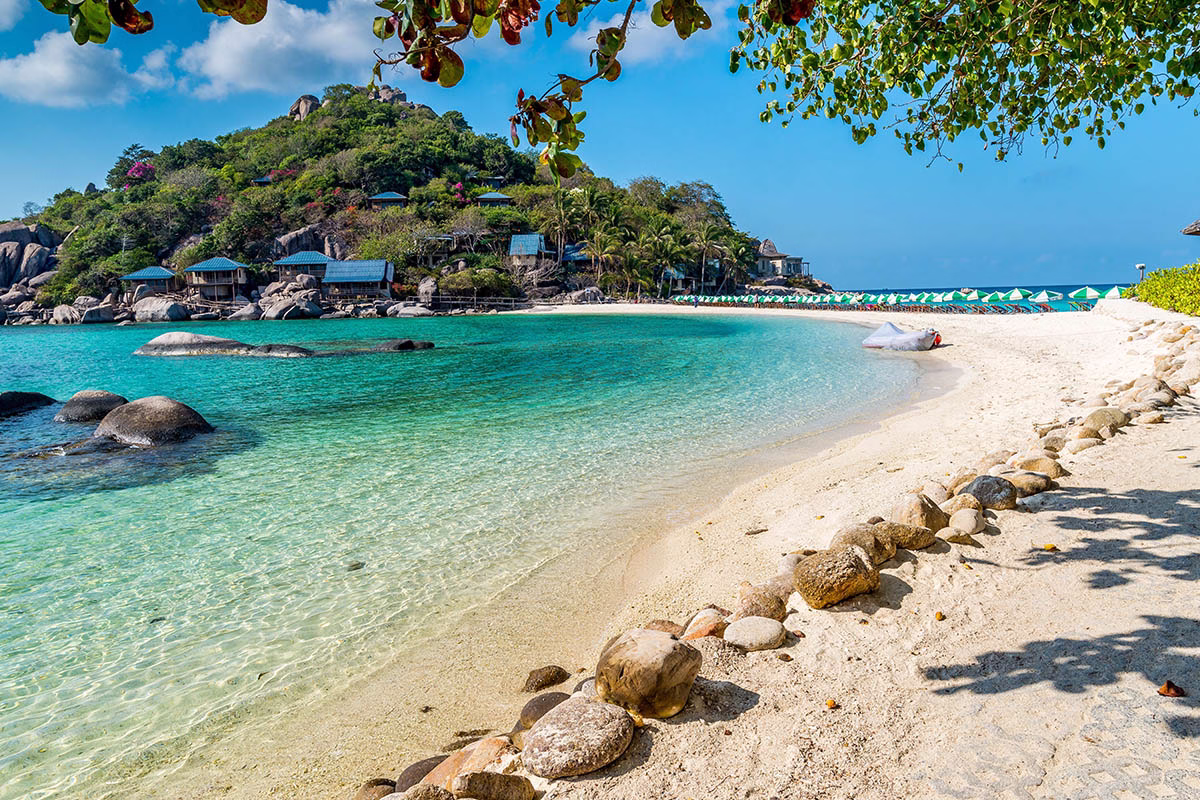 Pláž na ostrově Koh Tao, Thajsko