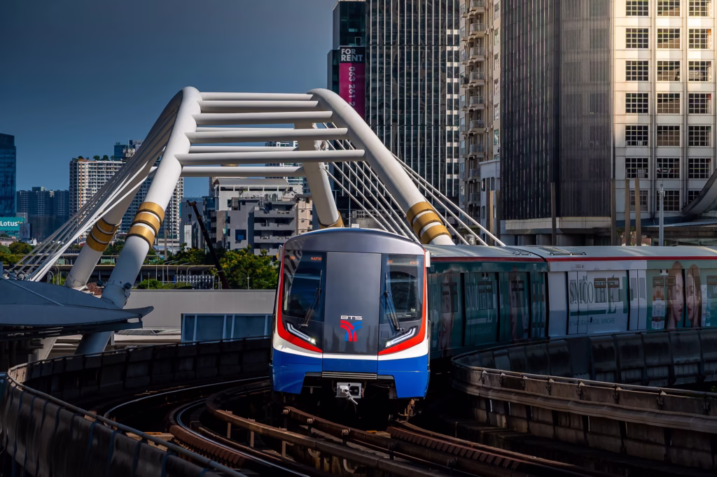 BTS Bangkok veřejná doprava