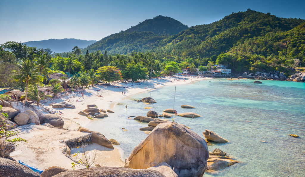 Crystal Beach (Silver Beach) na Ko Samui, Thajsko