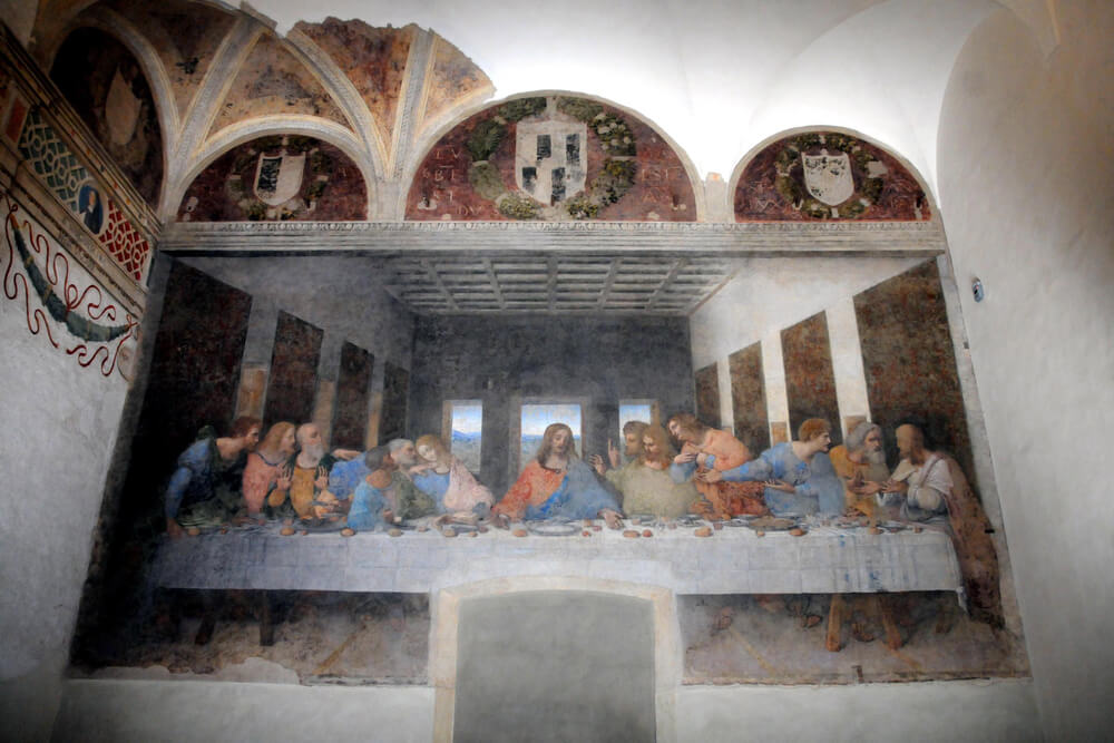 Poslední večeři od Leonarda da Vinciho