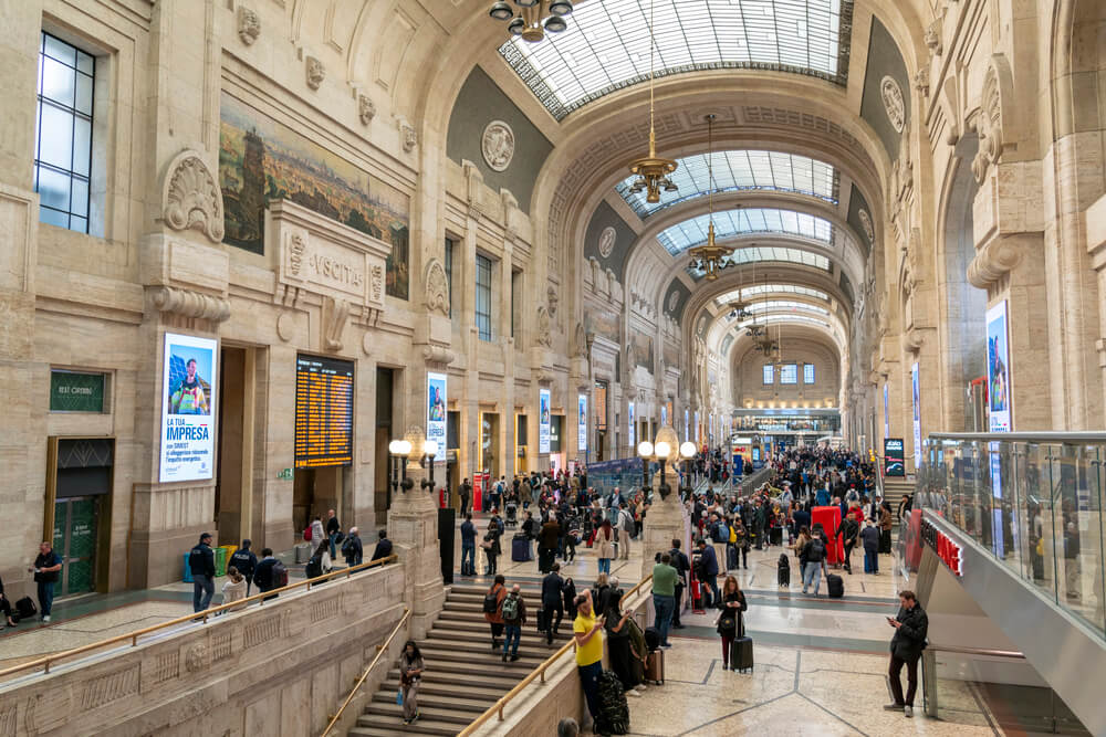 Milánské nádraží Milano Centrale