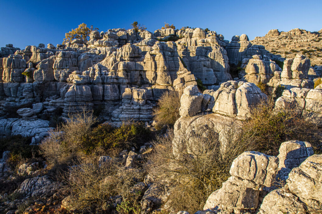 El Torcal de Antequera, Málaga, Andalusie, Španělsko