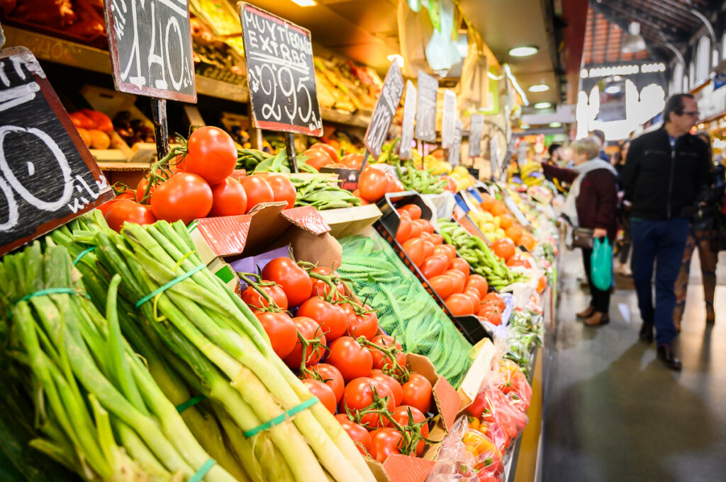 Tržnice v Málaze, Španělsko