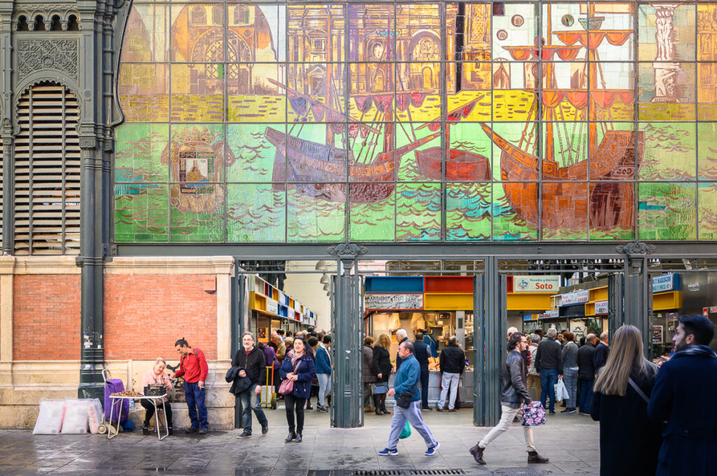 Trh v Málaze, Španělsko