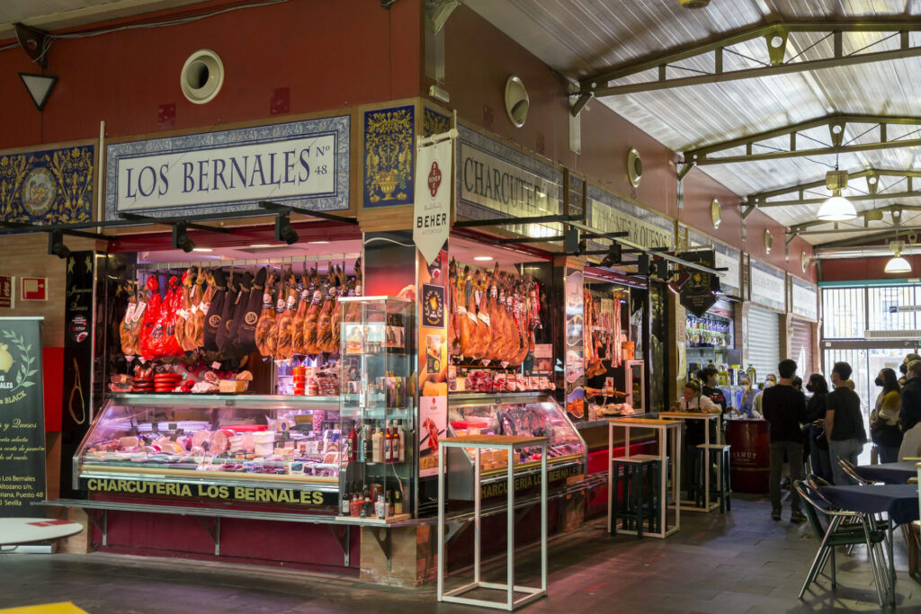 Mercado de Triana, Sevilla, Španělsko