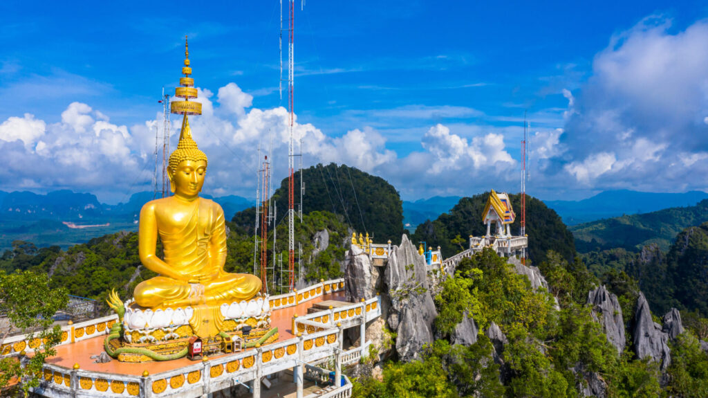 Tiger Cave Temple, Krabi, Thajsko