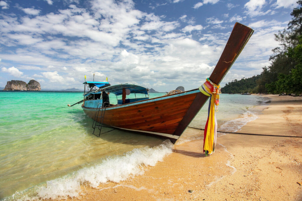Longtail Boat, Krabi, Thajsko