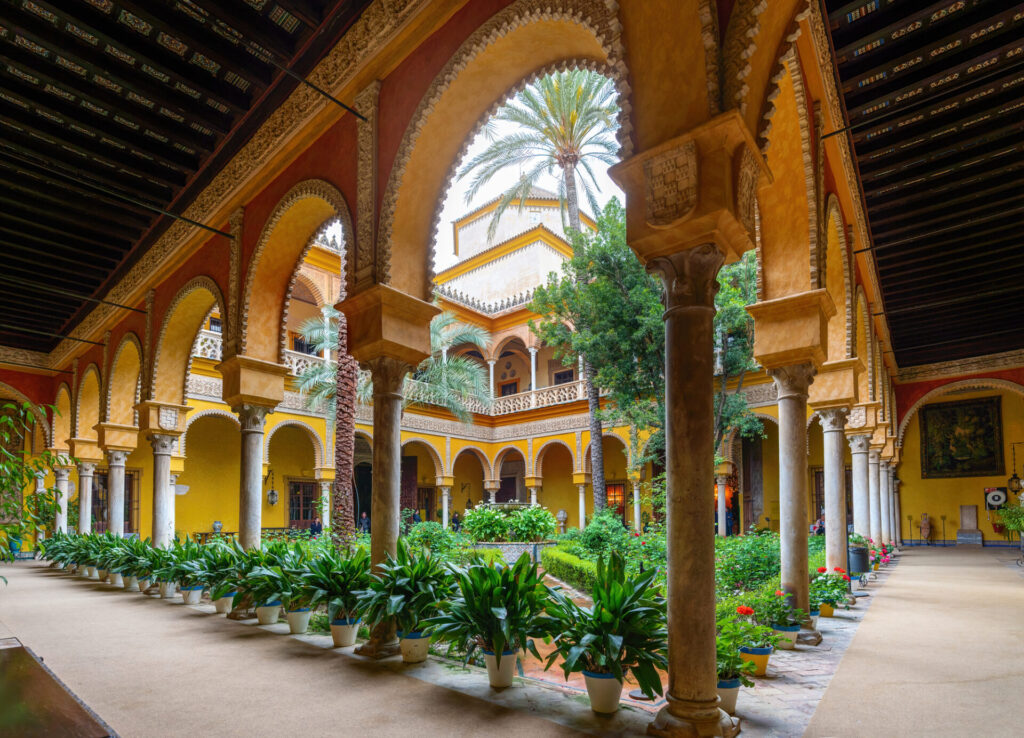 Palacio de las Dueñas, Sevilla, Andalusie, Španělsko