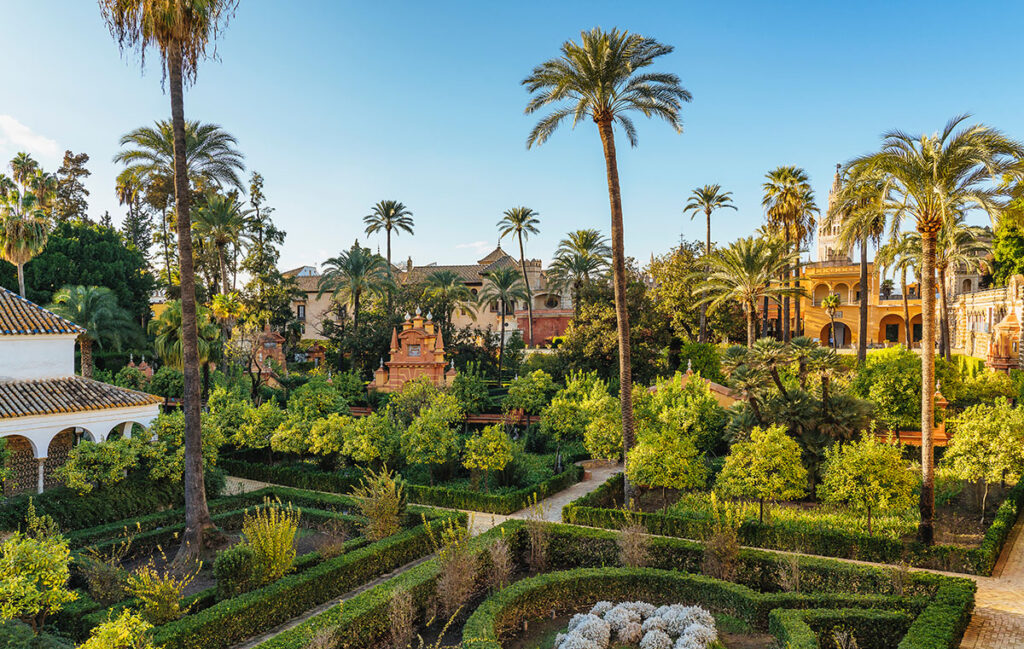 Real Alcázar, Sevilla, Andalusie, Španělsko