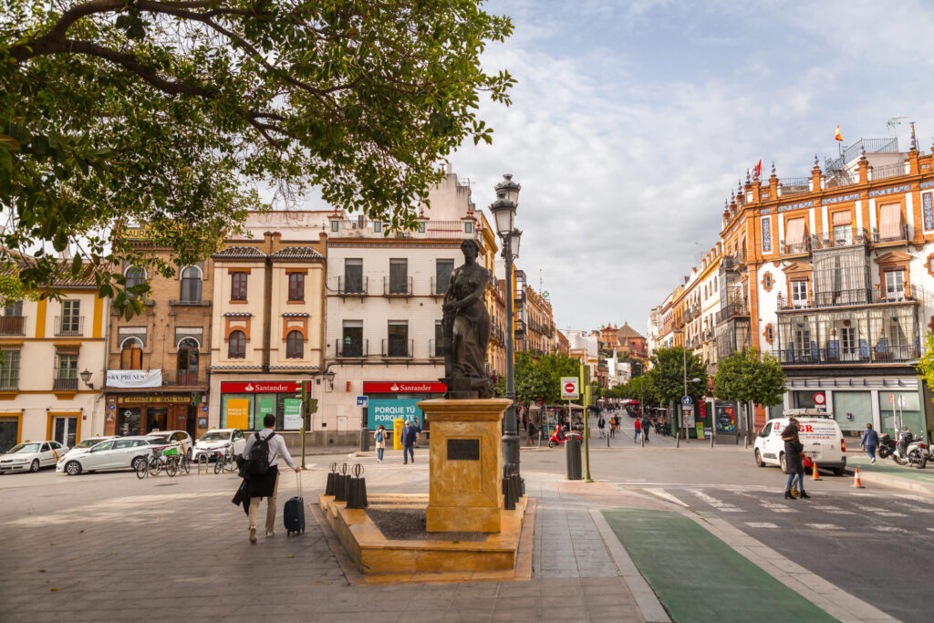 Čtvrť Triana, Sevilla, Andalusie, Španělsko