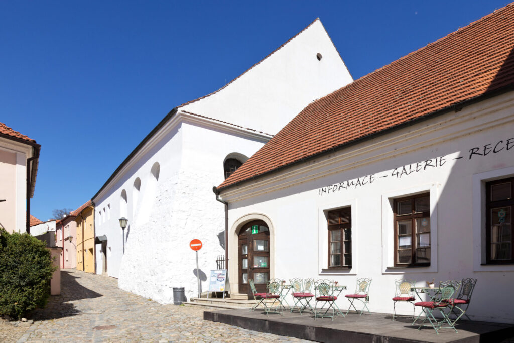 Zadní synagoga v Třebíči, židovská čtvrť v UNESCO