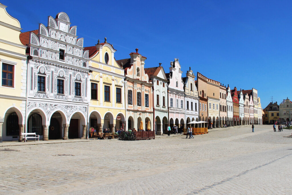 Telč, UNESCO památka na vysočině, Česko