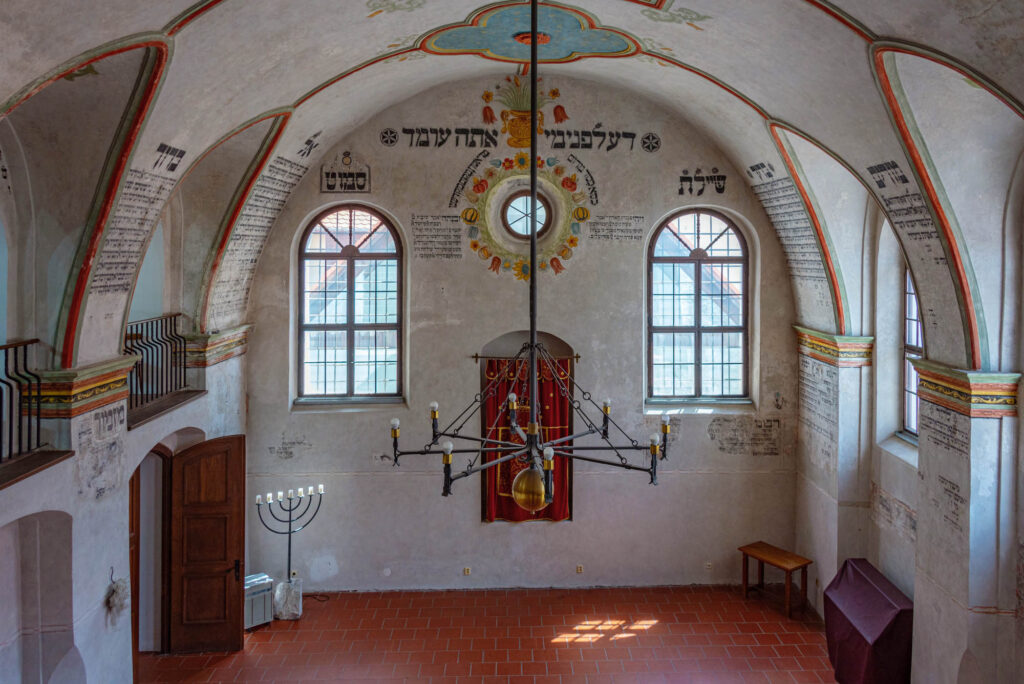 Interiér Zadní synagogy v Třebíči, UNESCO