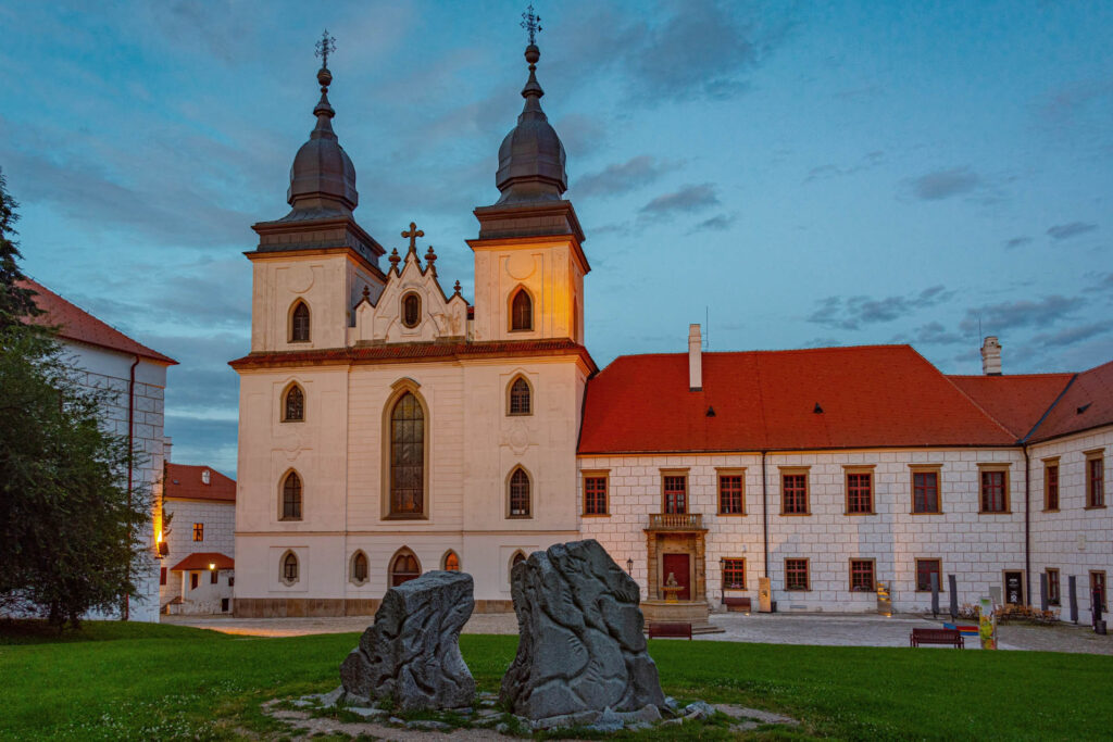 Třebíč zámek a bazilika sv. Prokopa, památka UNESCO, Vysočina, Česko
