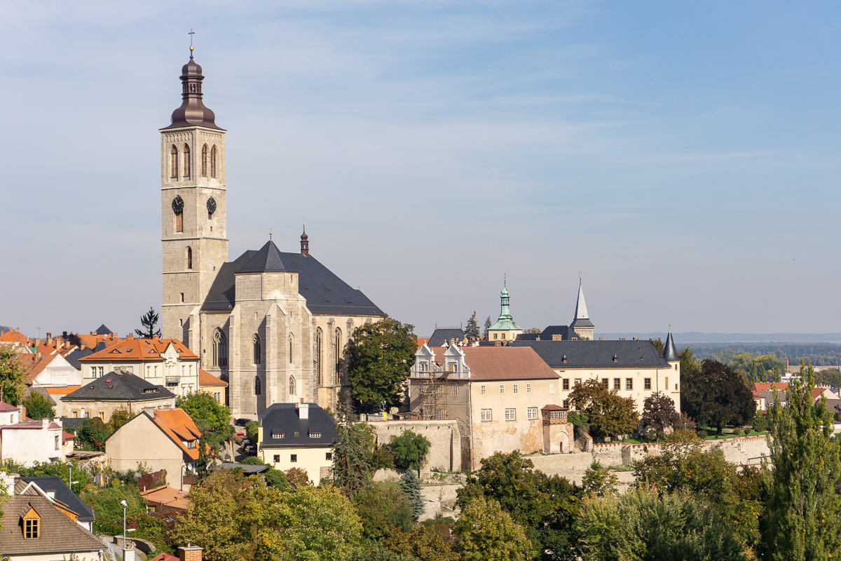 Kostel sv. Jakuba dominuje panoramatu Kutné Hory