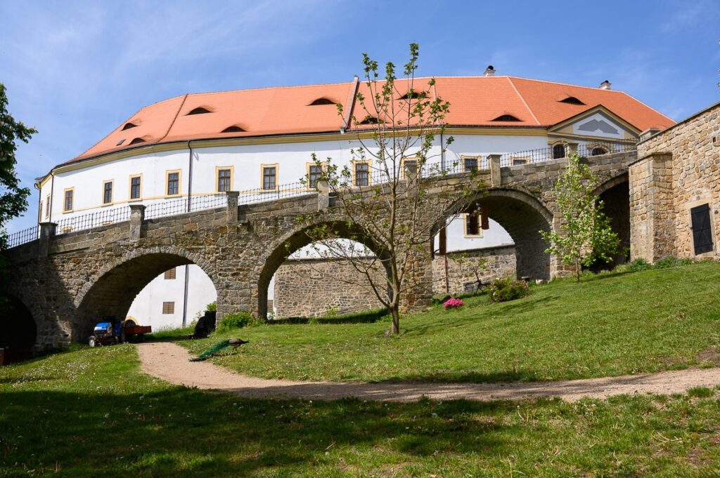 Děčínský zámek z exteriéru