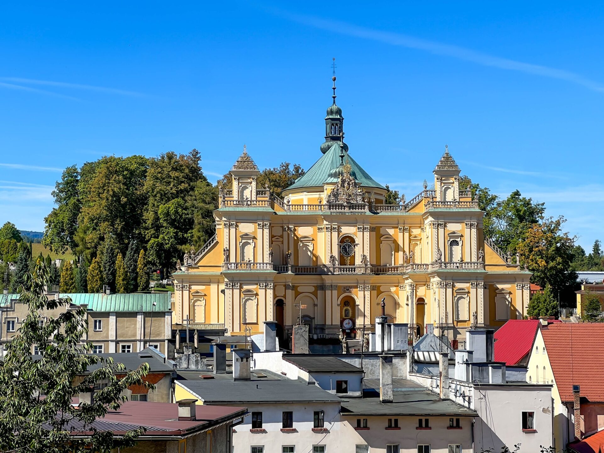 Barokní poutní bazilika ve Wambierzycích, zvaná Slezská Jeruzaléma