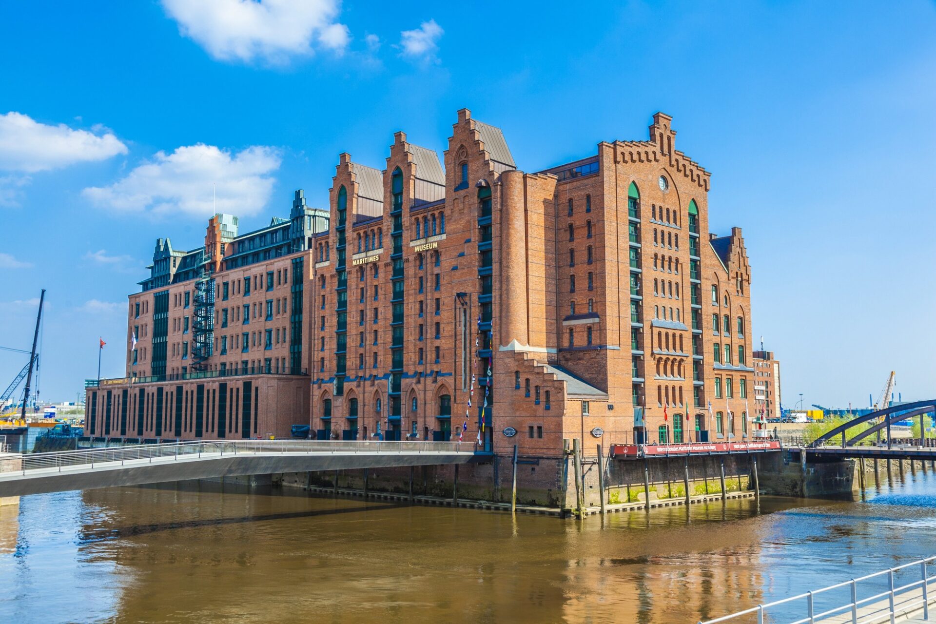 International Maritime Museum v historickém skladu ve Speicherstadt