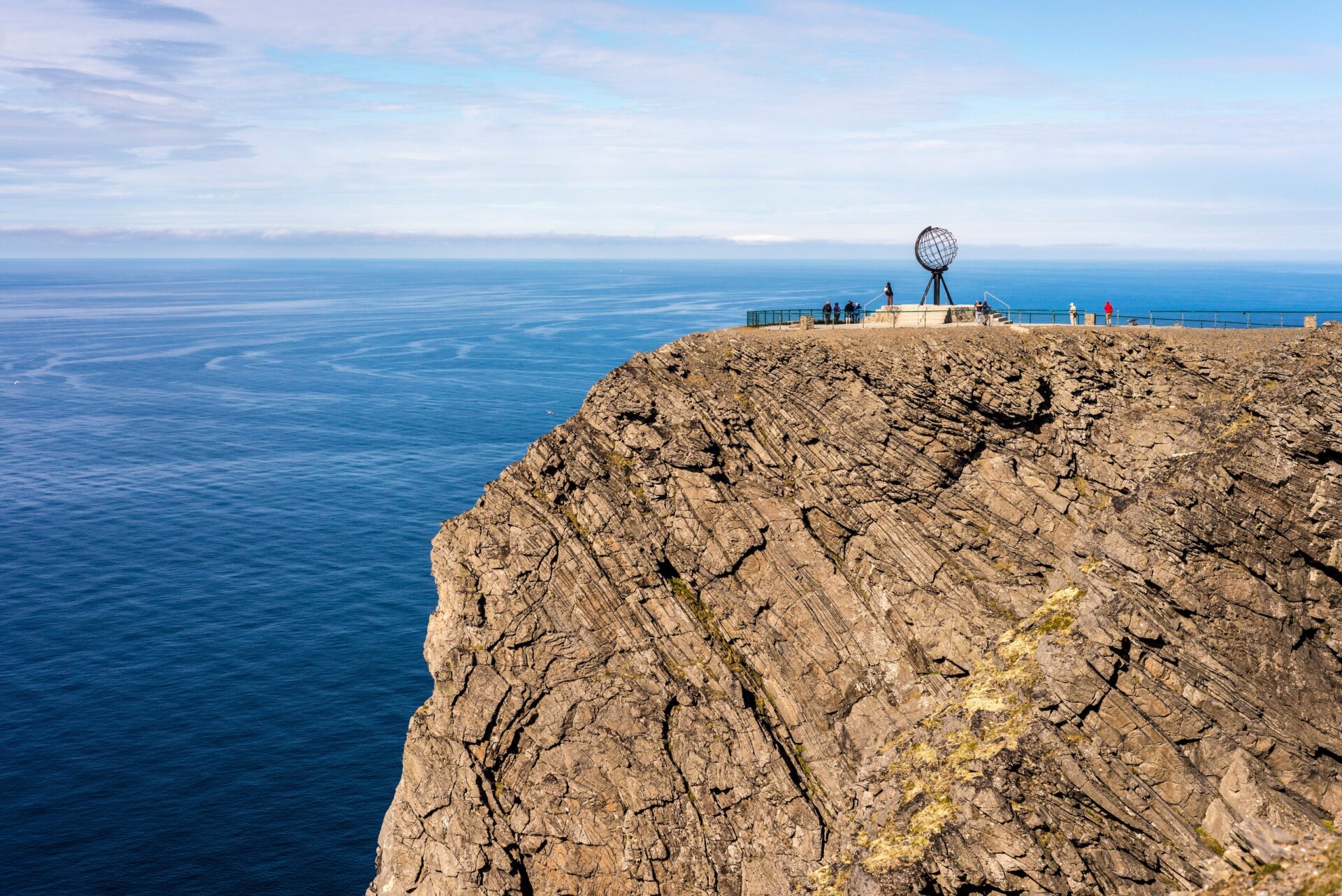 Nordkapp Útes Nordkapp na severu Norska nad Severním ledovým oceánem