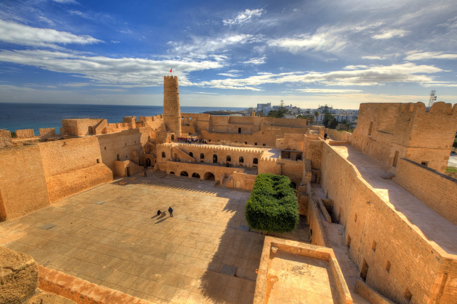 Ribat v Monastiru Ribat v Monastiru nad mořem v Tunisku