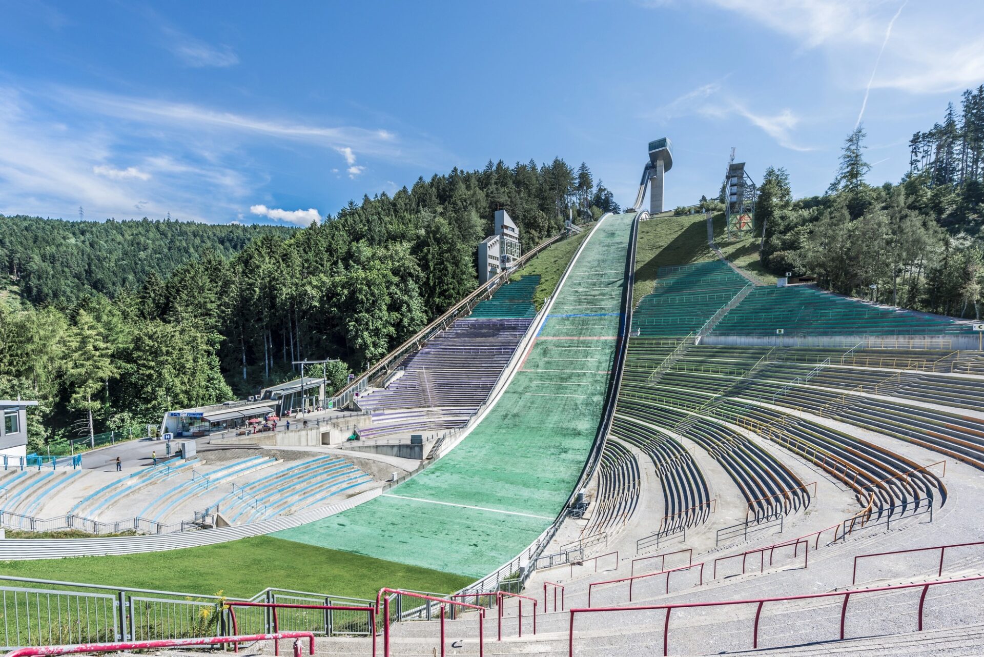 Bergisel Skokanský můstek Bergisel nad Innsbruckem